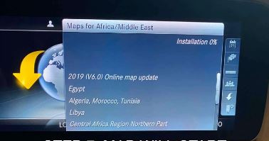 7- تحديث خرائط مرسيدس